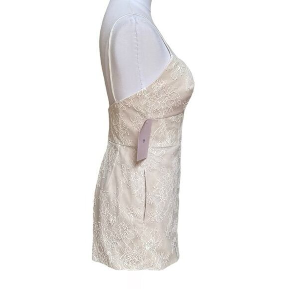 BHLDN Hayley Paige Shirley Bridal Romper in Ivory Size 2 NWT - Picture 6 of 10